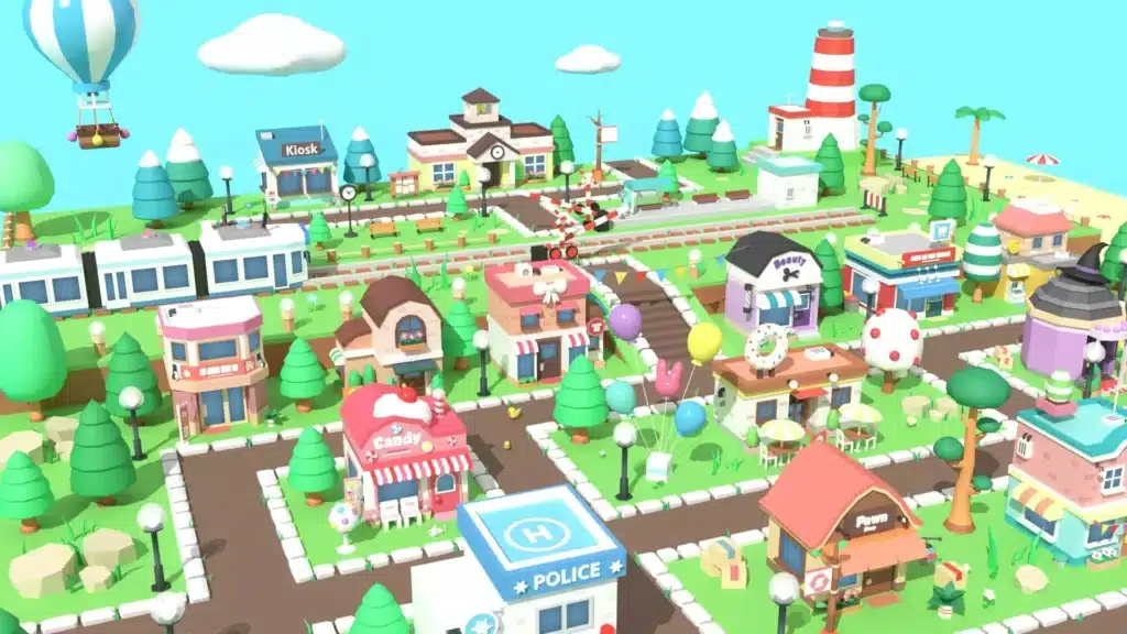 Cartoon Town - Low Poly Assets Sellunitysourcecode