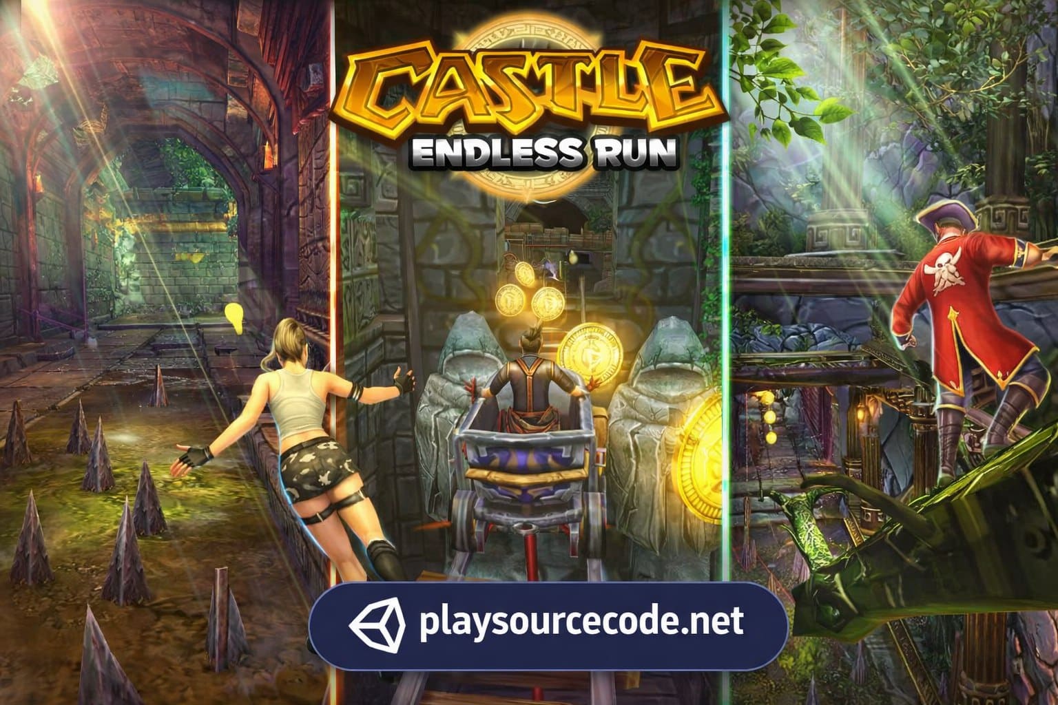 Castle Endless Run  Unity Code