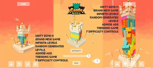 Castle Puzzle || Trending Casual Puzzle Game SellUnitySourceCode