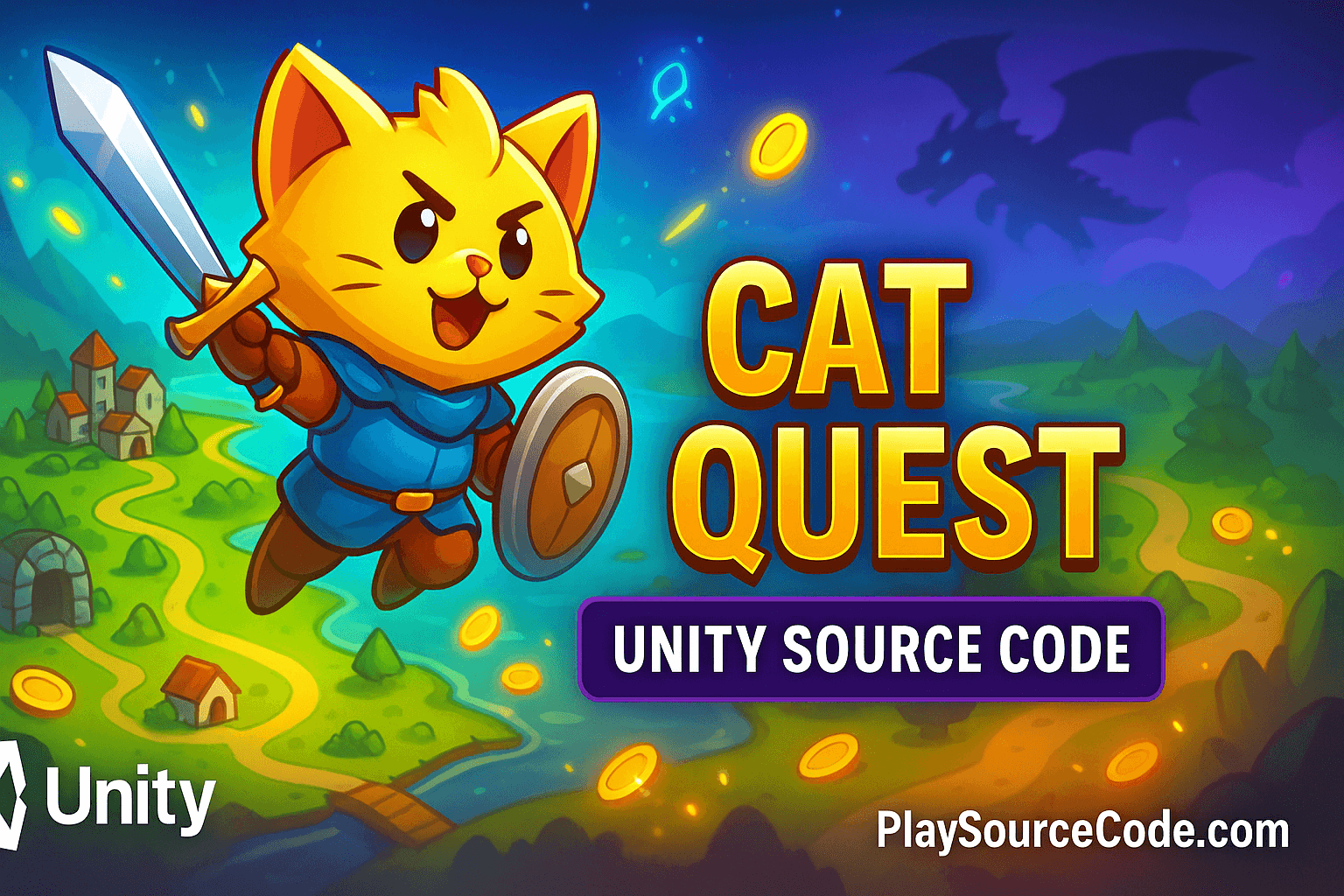 Cat Quest – Action RPG (Unity Source Code)