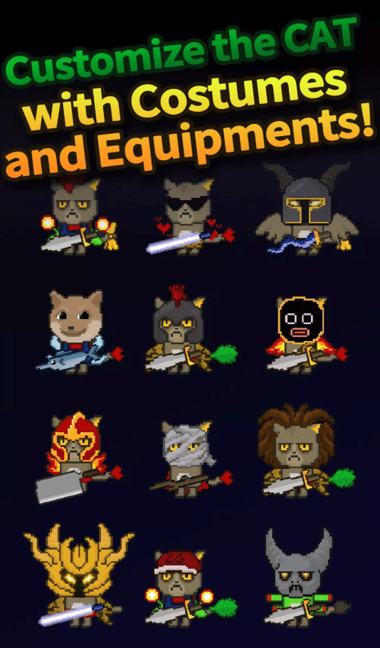 Cat Tower: Idle RPG Unity Source Code – Tap Combat & Pet System screenshot 4
