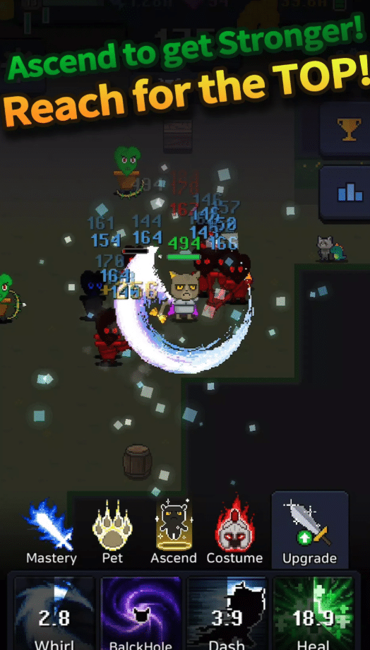 Cat Tower: Idle RPG Unity Source Code – Tap Combat & Pet System screenshot 5