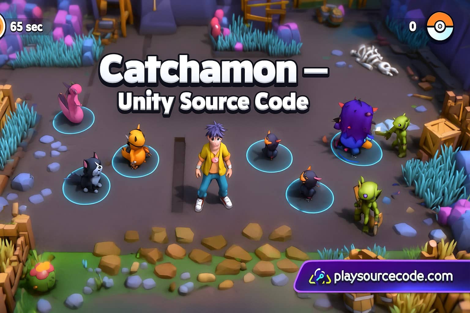 Catchamon Unity Sourcecode