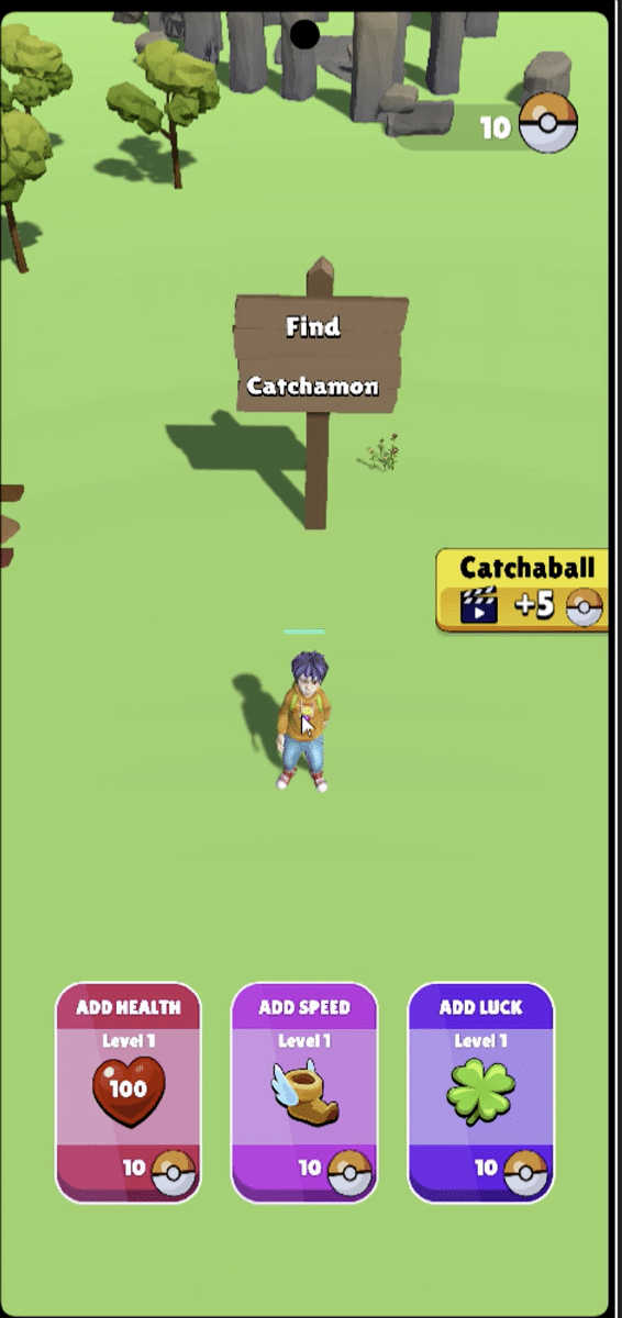 Catchamon Unity Sourcecode screenshot 5