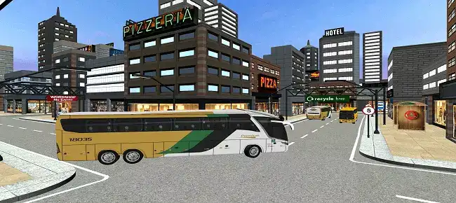 City Coach Bus Passenger Driving : Bus Parking SellUnitySourceCode screenshot 2
