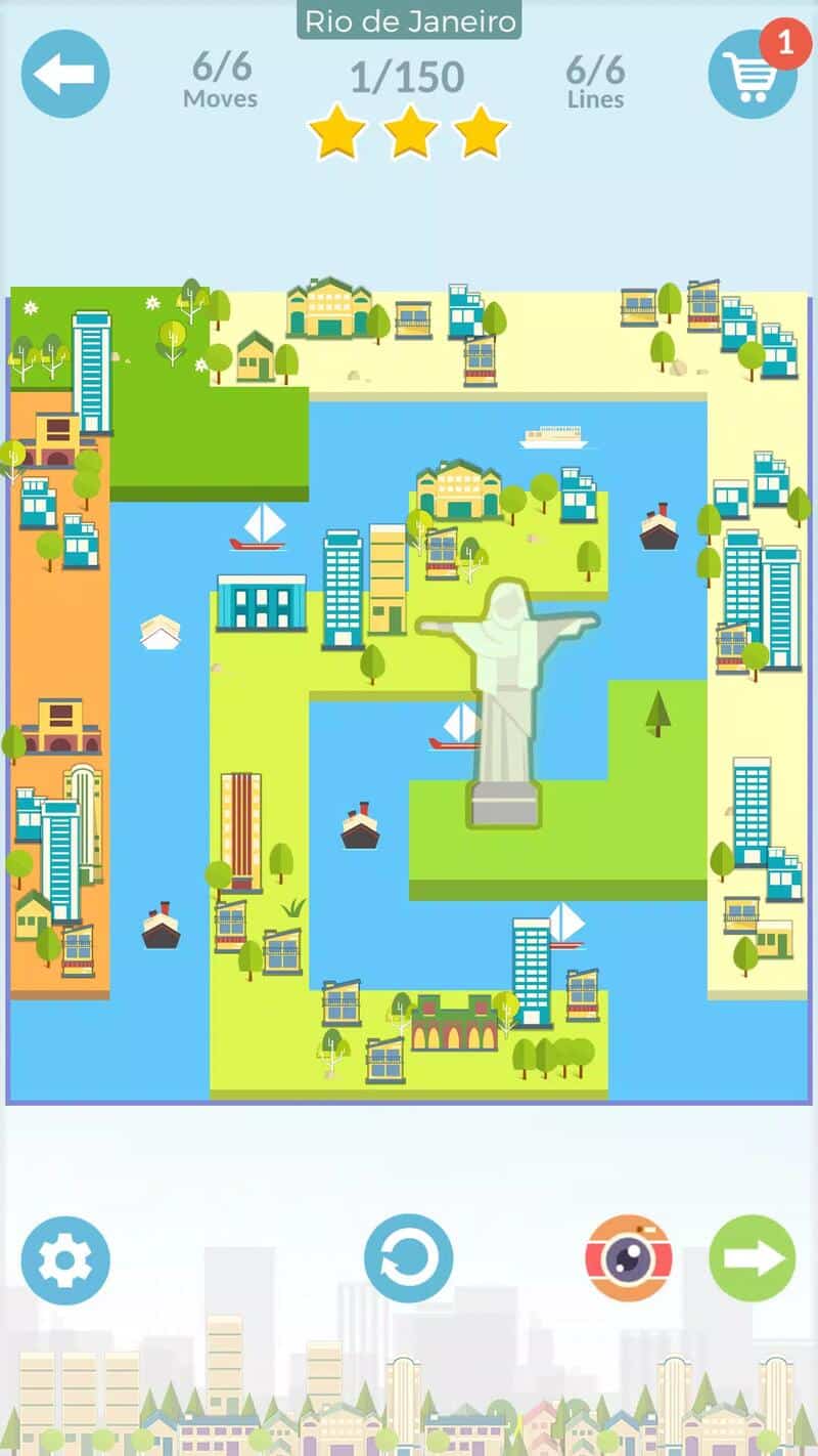 City Lines Puzzle Unity Source code screenshot 3