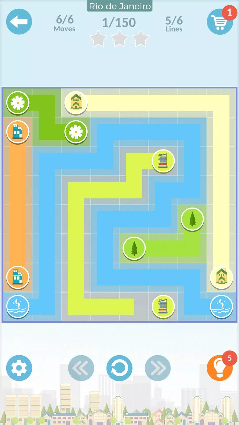 City Lines Puzzle Unity Source code screenshot 4