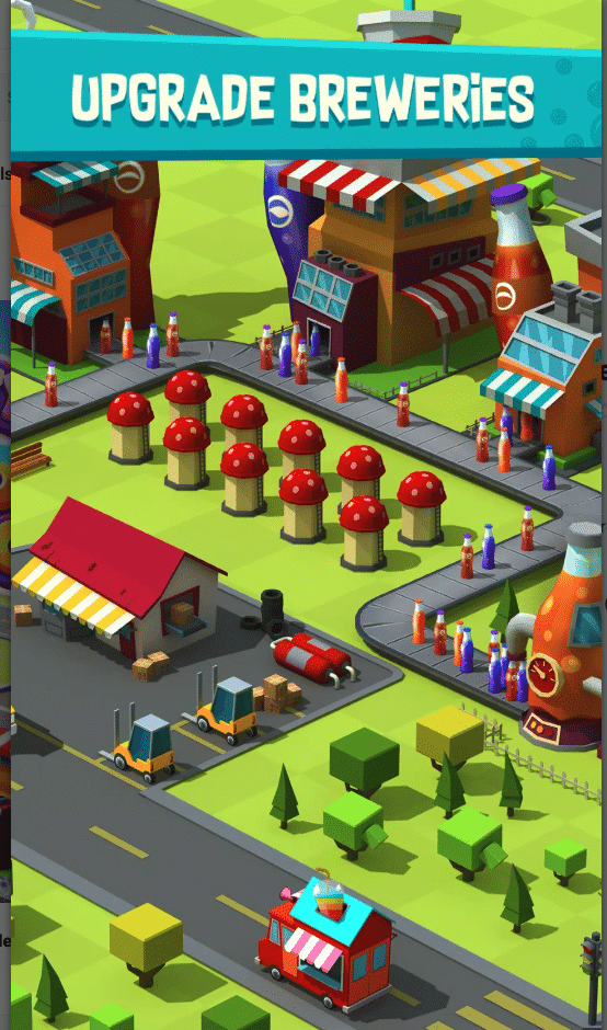 City Soda Tycoon: Idle Factory Clicker Unity Source Code (Automation & Upgrades) screenshot 3