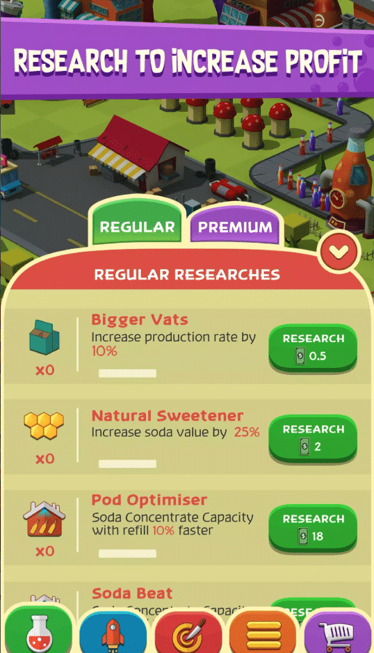 City Soda Tycoon: Idle Factory Clicker Unity Source Code (Automation & Upgrades) screenshot 4