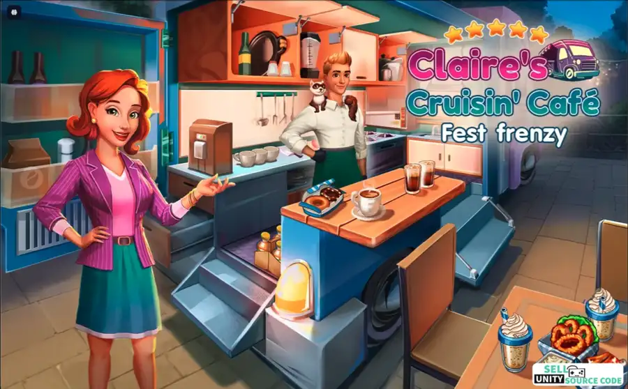 Claire's Cruisin' Cafe: Fest SellUnitySourceCode