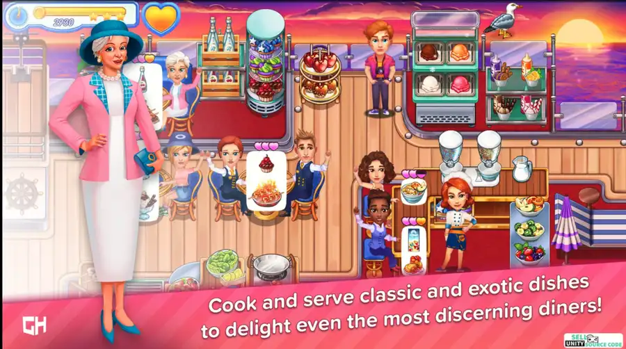Claires Cafe Sea Adventure SellUnitySourceCode