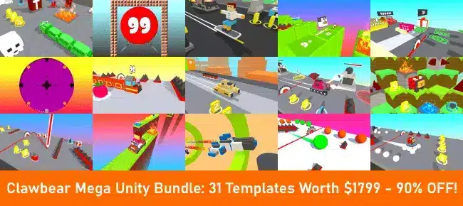 Clawbear Summer MEGA Unity Bundle: 31 Templates SellUnitySourceCode