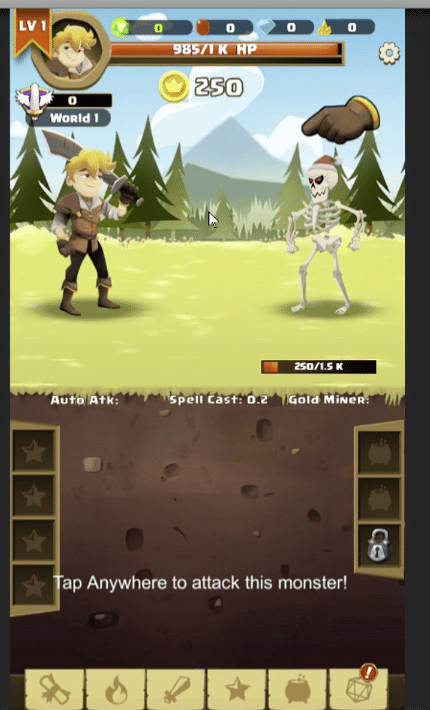 Clicker Knight Incremental - Unity Game Unity Game screenshot 4