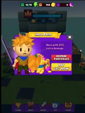 Clicker Titans - Idle RPG Hero Unity Game screenshot 3