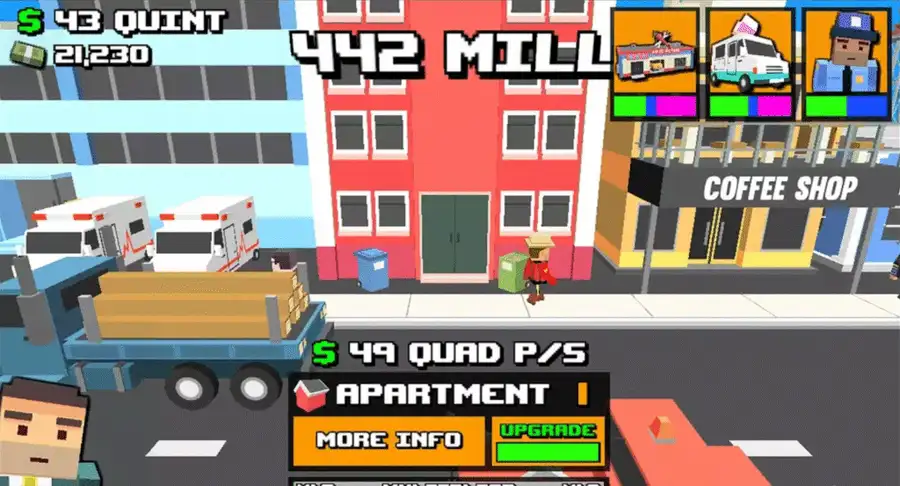 Clicker Town – Idle Cube City Builder