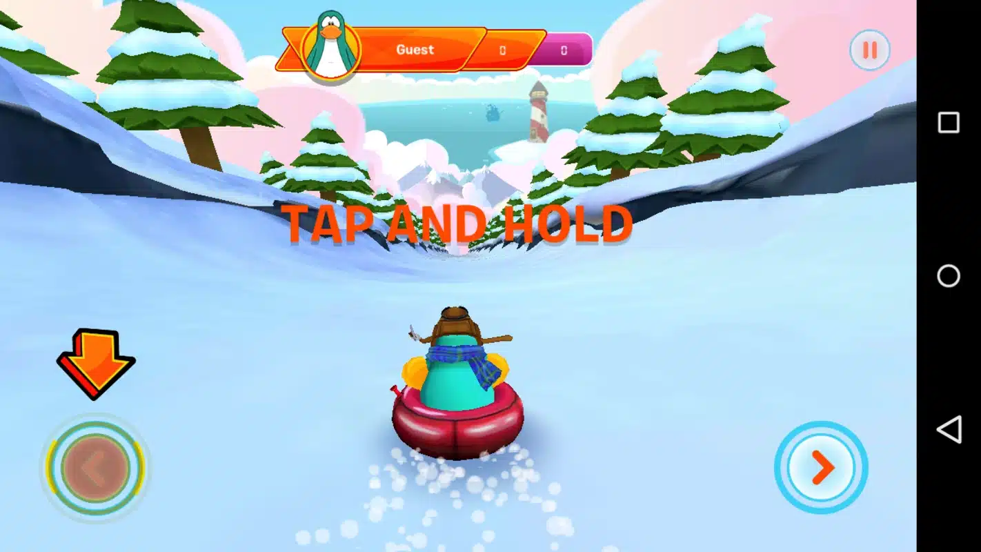Club Penguin Sled Racer Unity Game Code screenshot 3