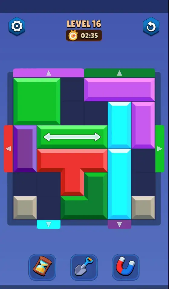 🧩 Color Block Jam 2D – Block Puzzle Away | SellUnitySourceCode.com screenshot 4