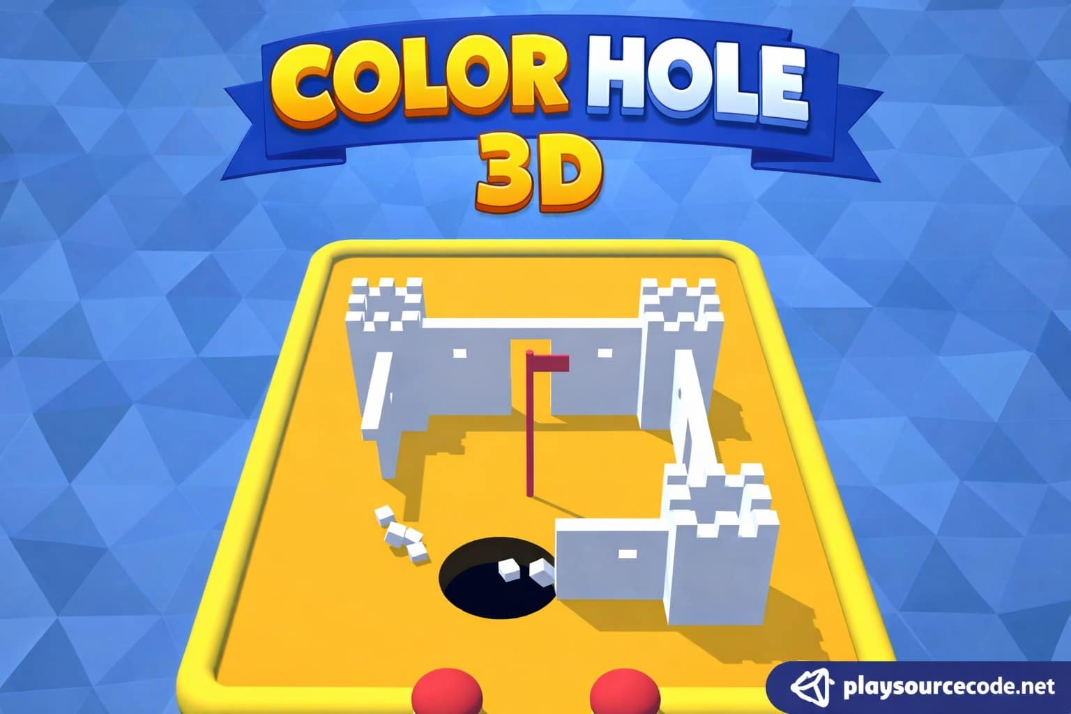 Color Hole 3D Unity Code Playsourcecode.net