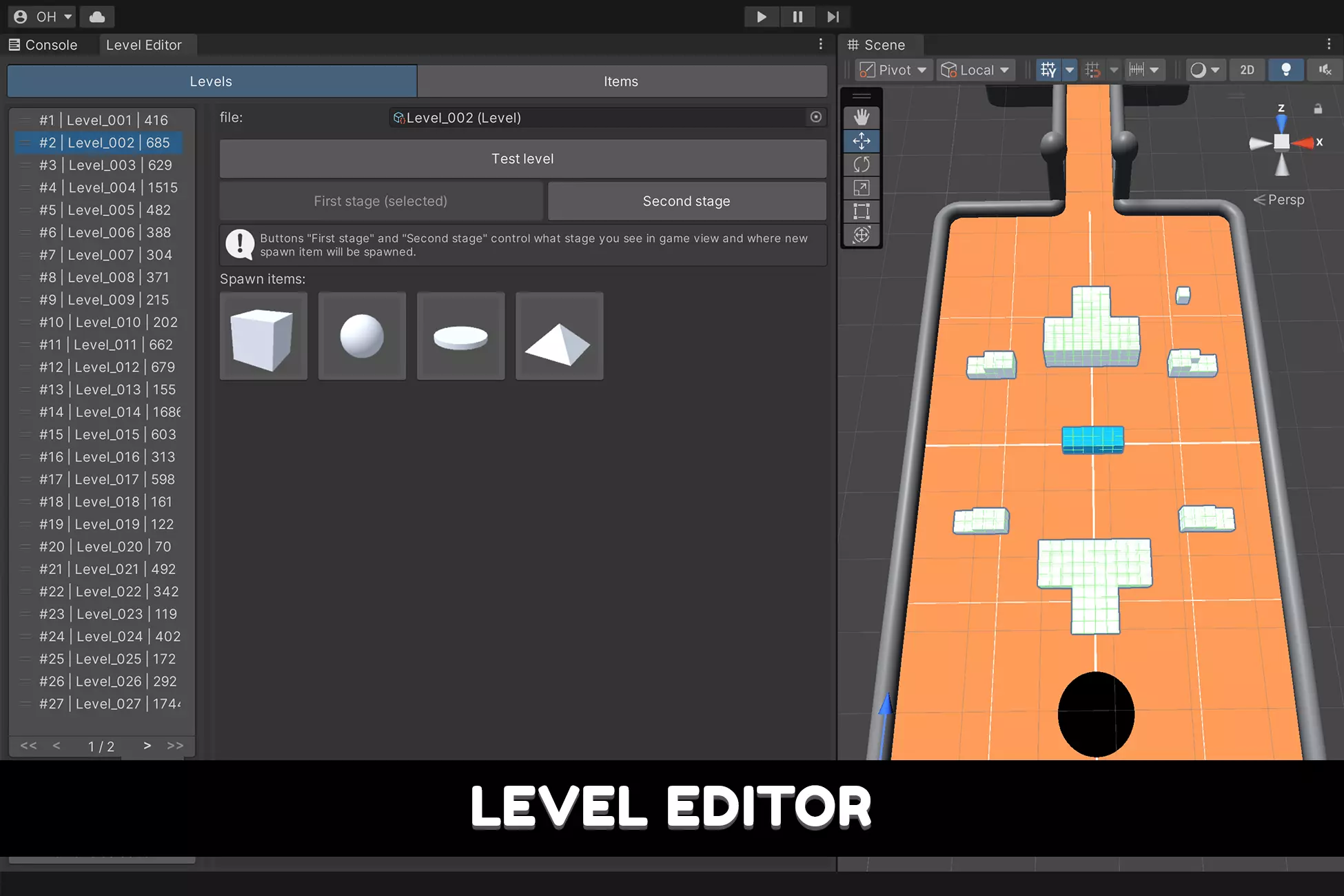 Color Hole 3D Unity Code Playsourcecode.net screenshot 3
