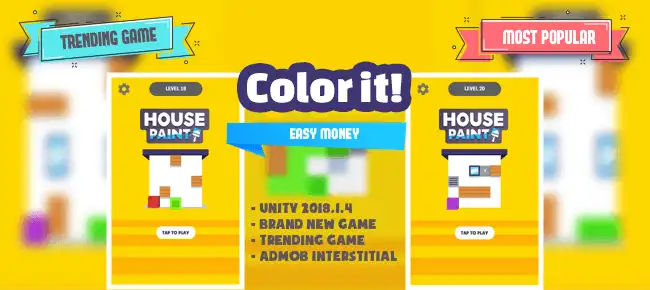 Color It! – Trending Hyper Casual Coloring Puzzle Game | SellUnitySourceCode.com screenshot 5