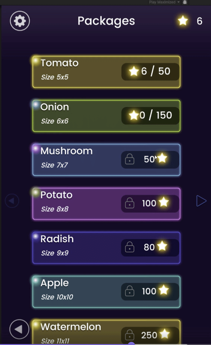Color link puzzle - unity complete project screenshot 2