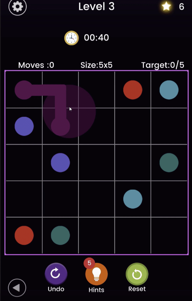 Color link puzzle - unity complete project screenshot 4