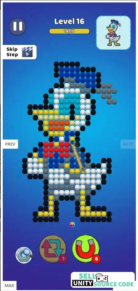 Color Nuts & Bolts Puzzle – Complete Unity Source Code | SellUnitySourceCode.com screenshot 4