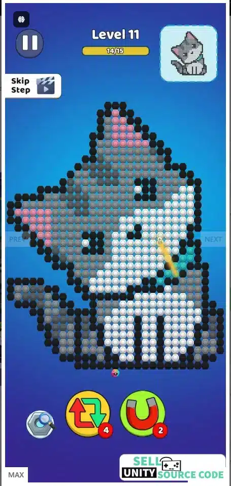 Color Nuts & Bolts Puzzle – Complete Unity Source Code | SellUnitySourceCode.com screenshot 5