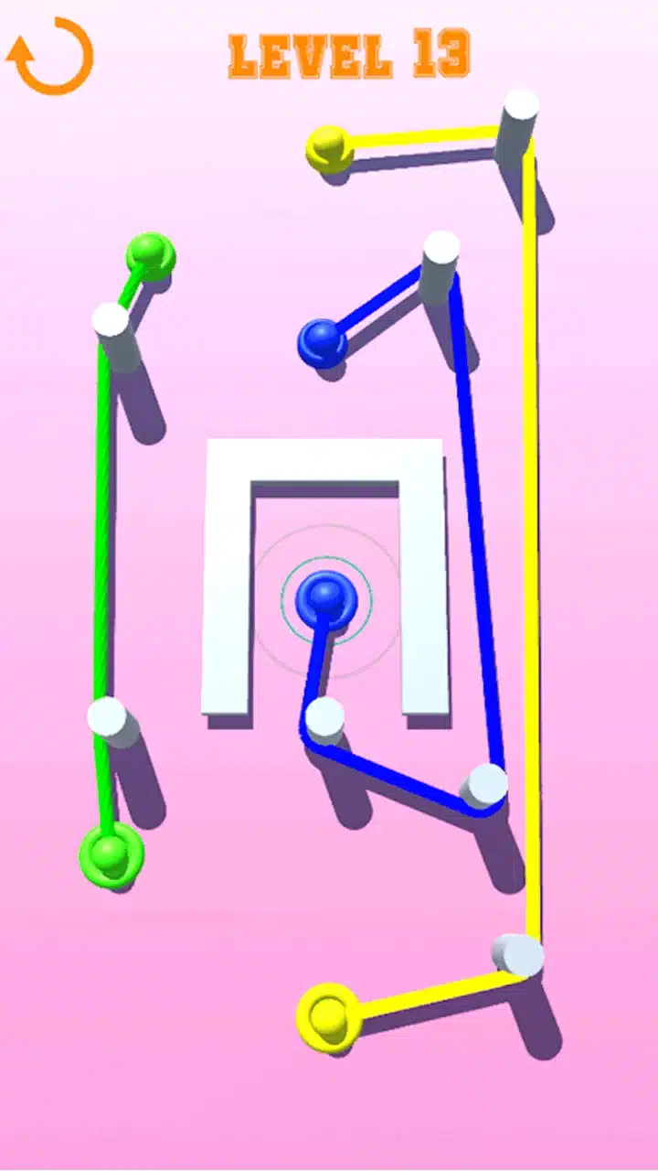 Color Rope Puzzle Unity Game Source Code screenshot 2