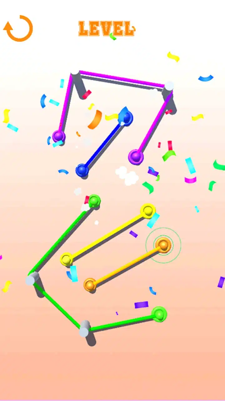 Color Rope Puzzle Unity Game Source Code screenshot 5