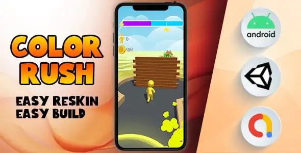 🌈 Color Rush – Complete Unity Source Code | SellUnitySourceCode.com