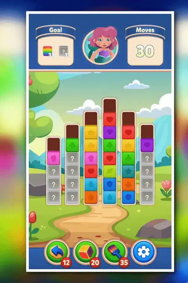 Color Sort Match Puzzle Unity Project – Ready-to-Publish Mobile Game screenshot 3