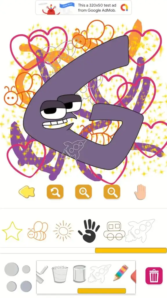 🎨 Coloring Alphabet Lore – Unity Source Code | SellUnitySourceCode.com screenshot 2