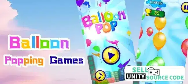 Colour Balloon Popper 3D – Fun Unity Game SellUnitySourceCode.com screenshot 5