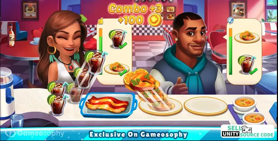 Cooking Joy 2 - Complete Unity Game SellUnitySourceCode