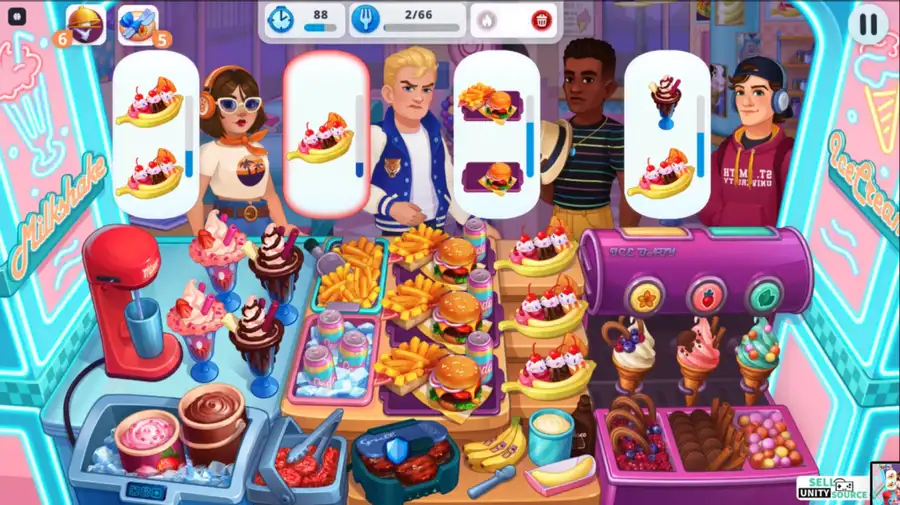 Cooking Live: restaurant chef SellUnitySourceCode screenshot 2