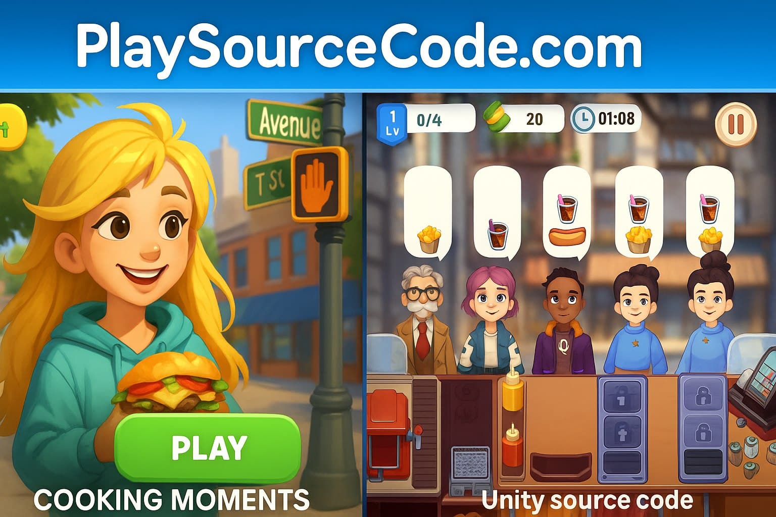 Cooking Restaurant Unity Game screenshot 2