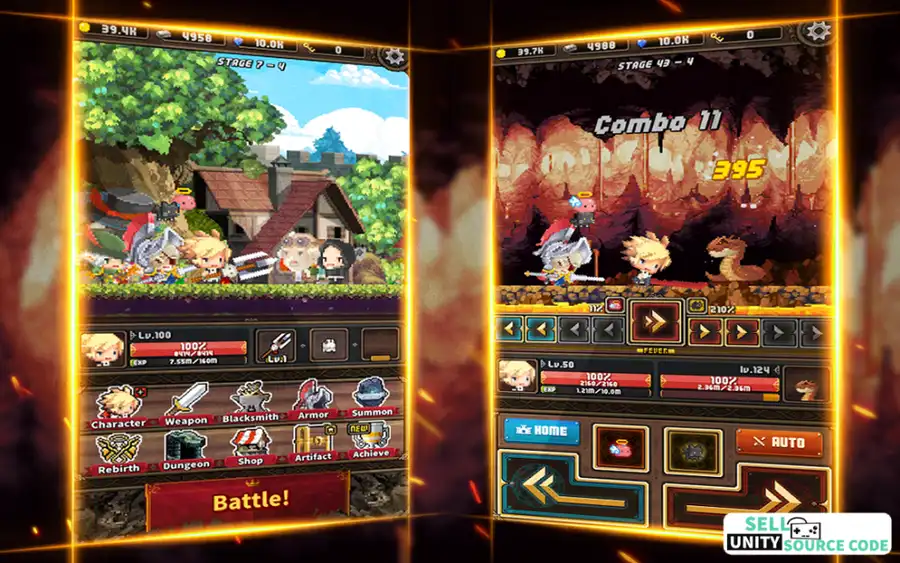 Corin Story - Action RPG SellUnitySourceCode screenshot 2