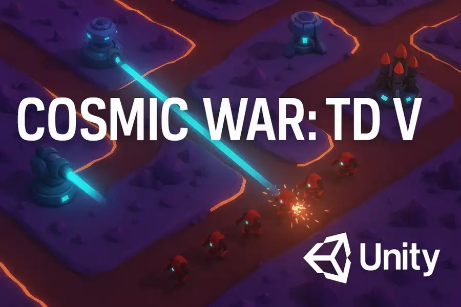  Cosmic War: TD V SellUnitySourceCode