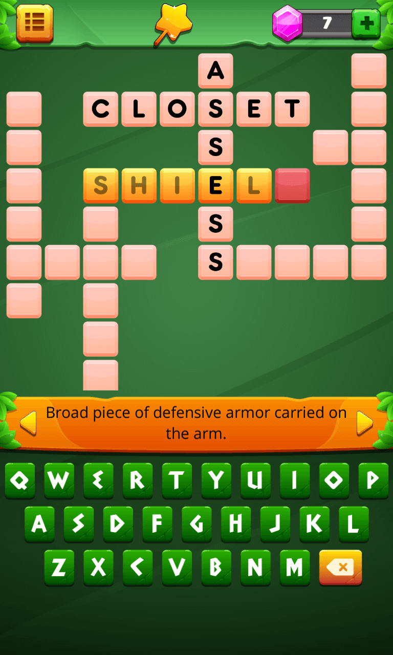 Crossy Word: Crossword Puzzles SellUnitySourceCode  screenshot 3