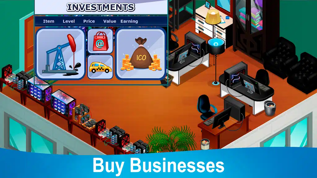 Crypto Mogul Idle Clicker Unity Project screenshot 2
