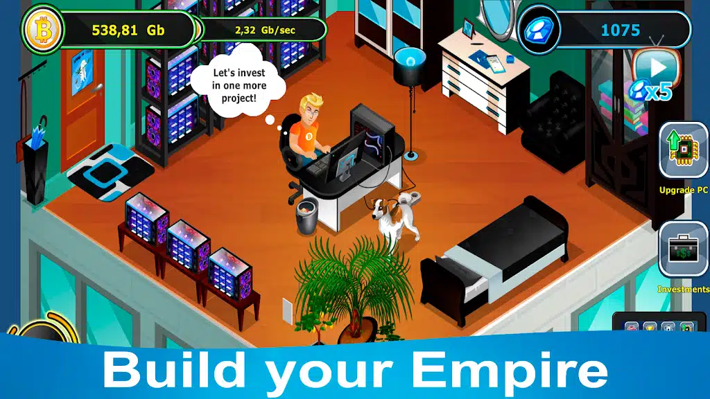 Crypto Mogul Idle Clicker Unity Project screenshot 4