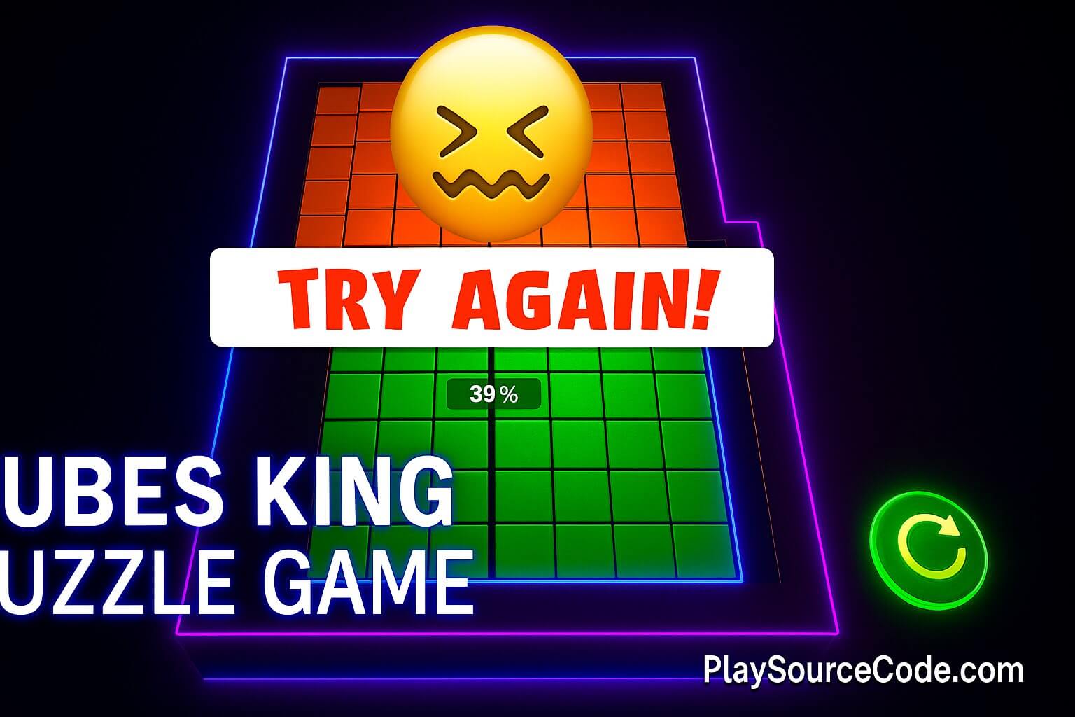 Cubes King Puzzle Unity Game