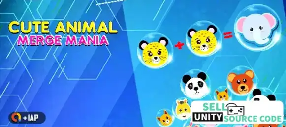 Cute Animal Merge Mania: Puzzle SellUnitySourceCode screenshot 2