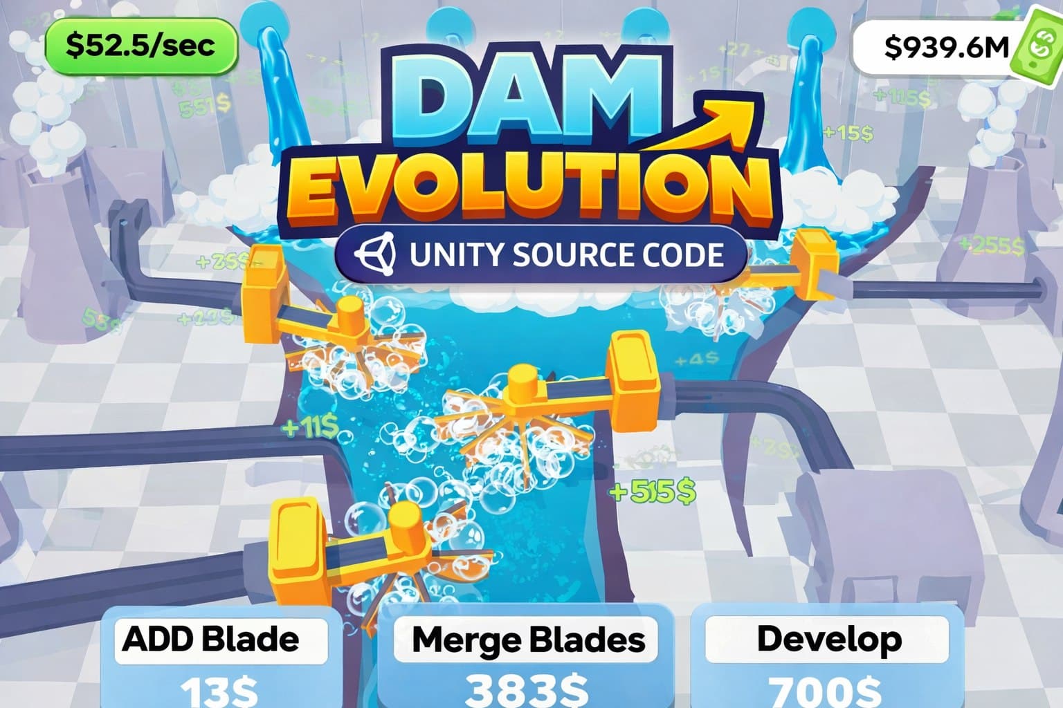 Dam Evolution Unity  Idle Code