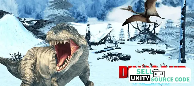 Deadly Dinosaur Hunter Shooting FPS game SellUnitySourceCode