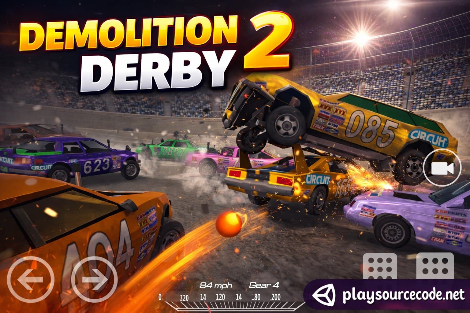 Demolition Derby 2 Unity Source Code screenshot 4