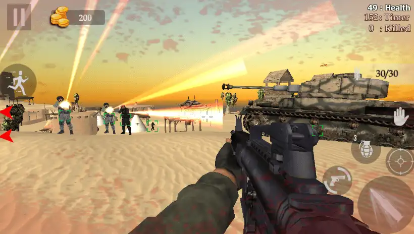 Desert Sniper Special Forces 3D Shooter FPS Game 64bit SellUnitySourceCode