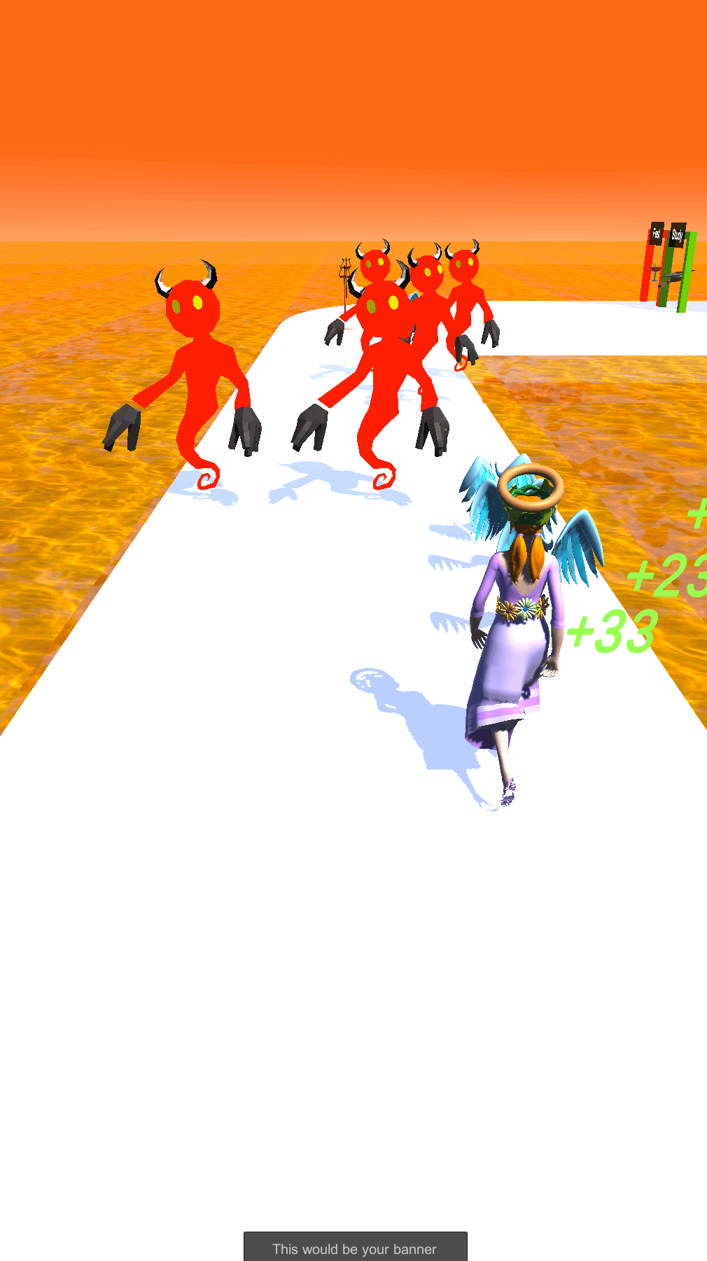 Destiny Race Choice: Angel or demon Unity Game screenshot 5