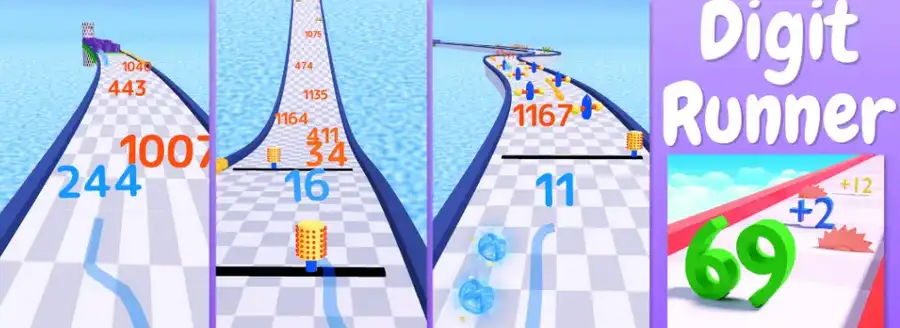 Digit Runner Game Sell Unity Source Code screenshot 2